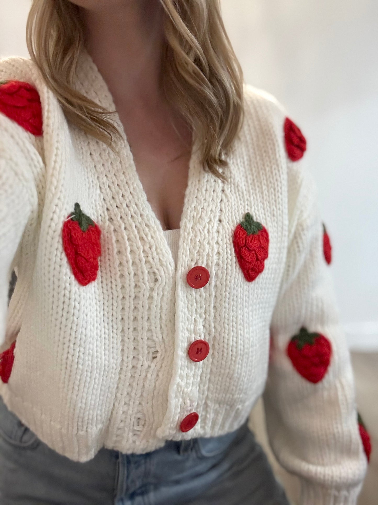Strawberry Shortcake Cardigan
