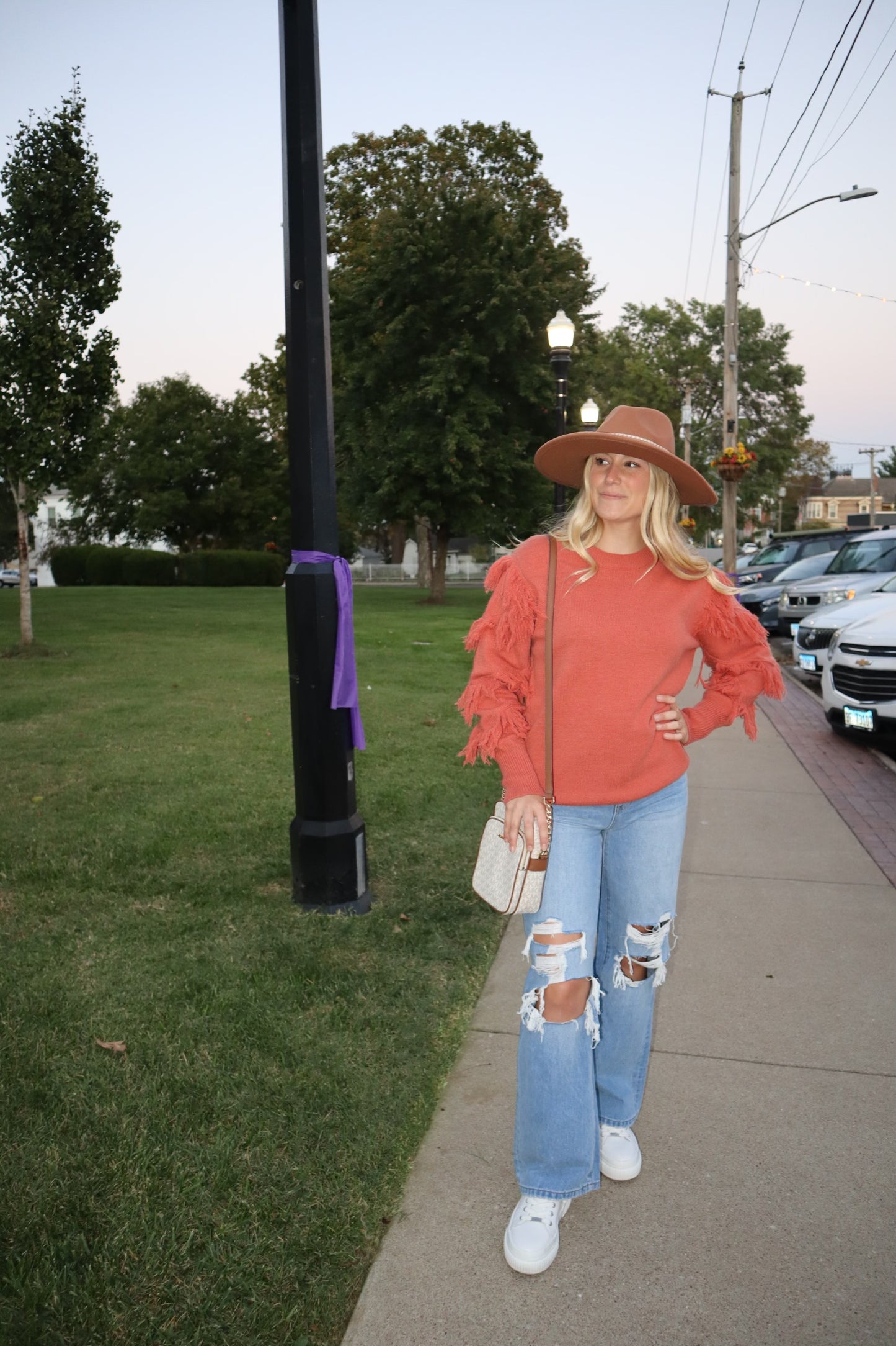 Tassel Detail Knit Top