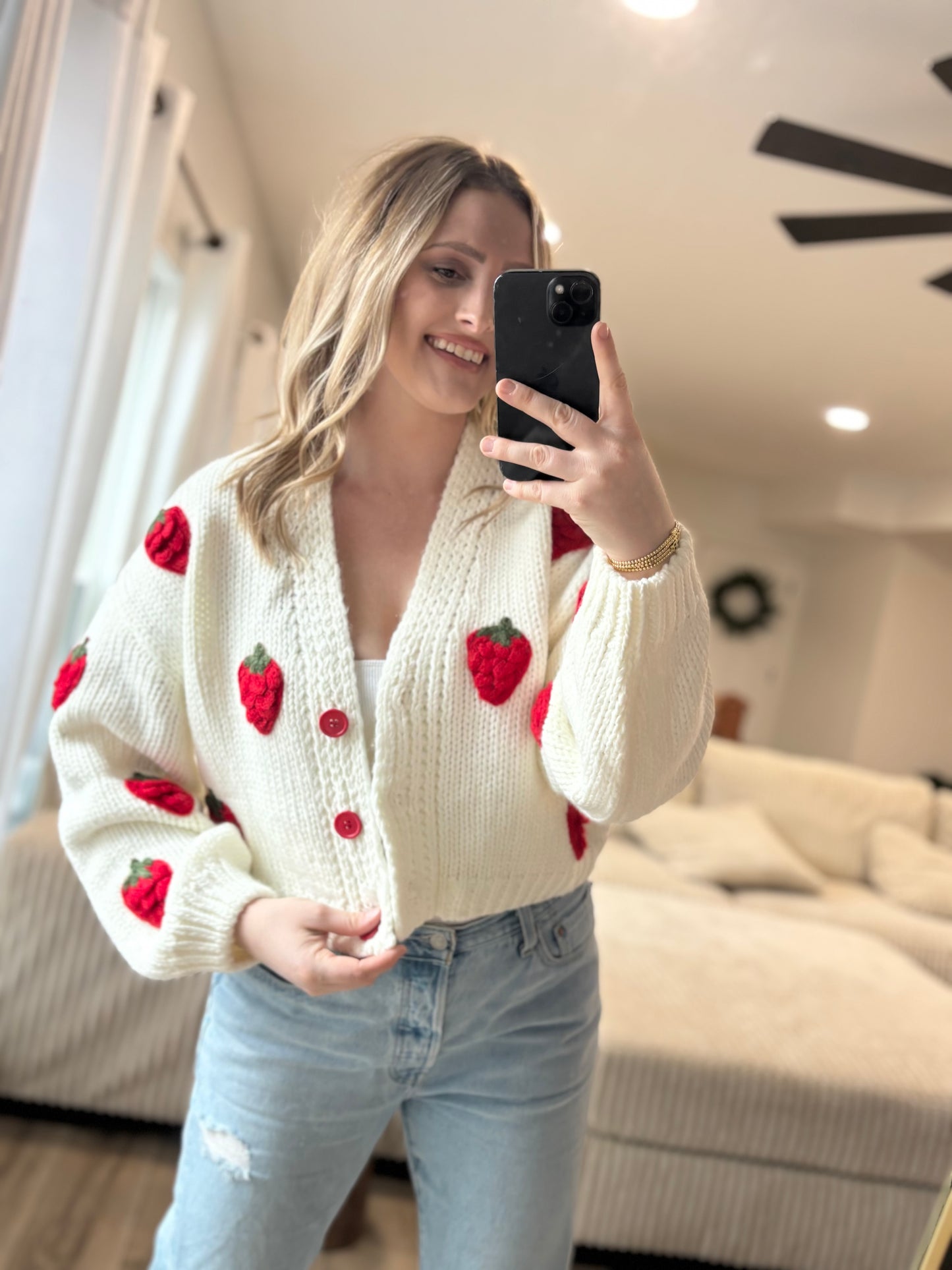 Strawberry Shortcake Cardigan