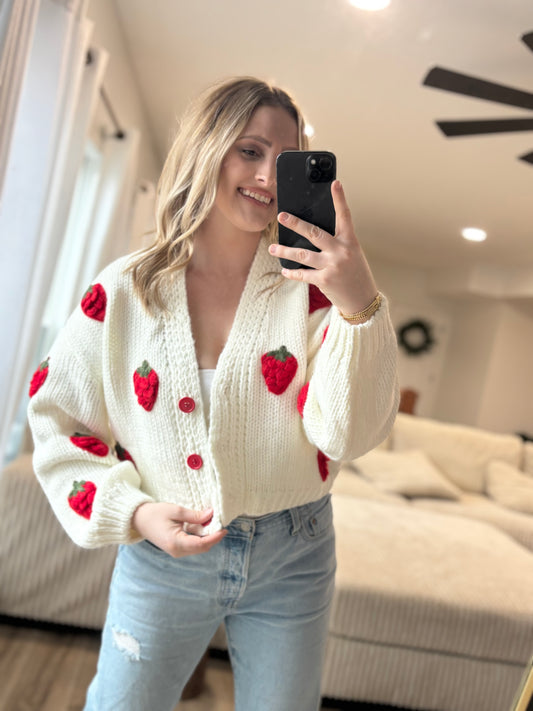 Strawberry Shortcake Cardigan